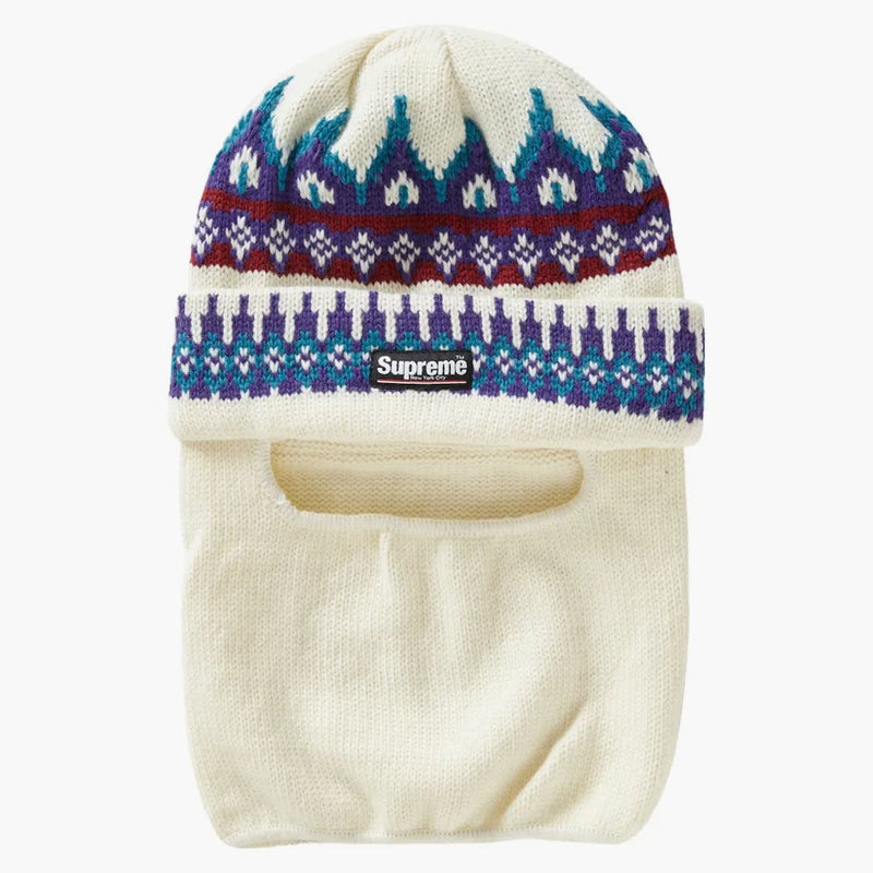 Supreme Facemask Beanie Natural