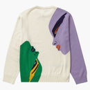Supreme Faces Sweater Cream