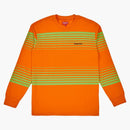 Supreme Fade Stripe L/S Top Orange