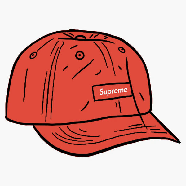 Supreme Faded Ripstop 6-panel Orange
