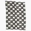 Supreme Faribault Woolen Mill Checkerboard Wool Throw Black