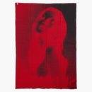 Supremo Faribault Woolen Mill Kate Moss Lanza una manta roja