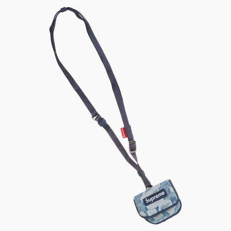 Najwyższa gruba końcówka Jacquard Denim Airpod Case Blue