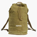 Supreme Fat Tip Jacquard Denim Backpack Olive