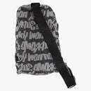 Supreme Fat Tip Jacquard Denim Sling Bag Black