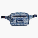 Nejvyšší tuk Tip Jacquard Denim Pas Bag Blue