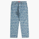 Supreme Fat Tip Jacquard Regular Jean Blue