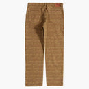Supreme Fat Tip Jacquard Regular Jean Olive