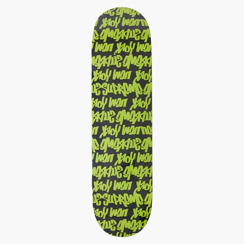 Supremo grasso punta skateboard mazzo nero
