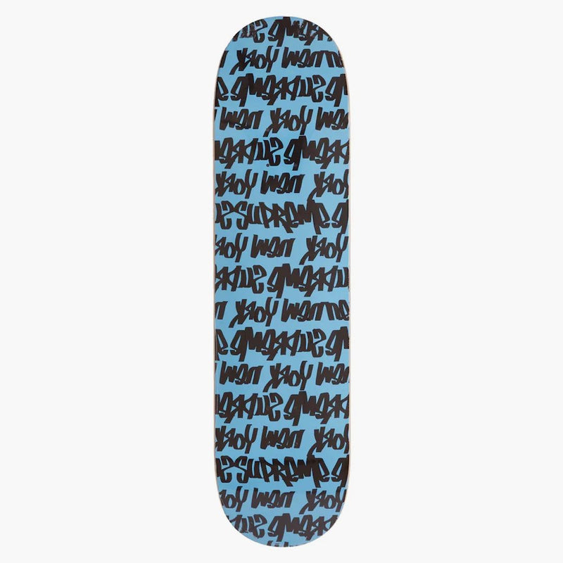 Supremo grasso punta skateboard mazzo azzurro