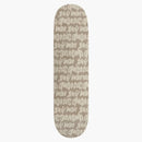 Supreme Fat Tip Skateboard Deck Tan