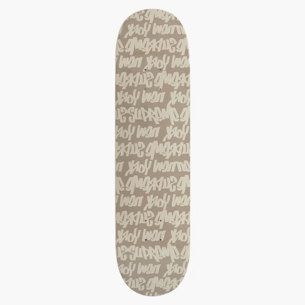Supreme Fat Tip Skateboard Deck Tan