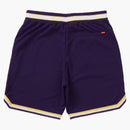 Supreme faux croc basketball short purple