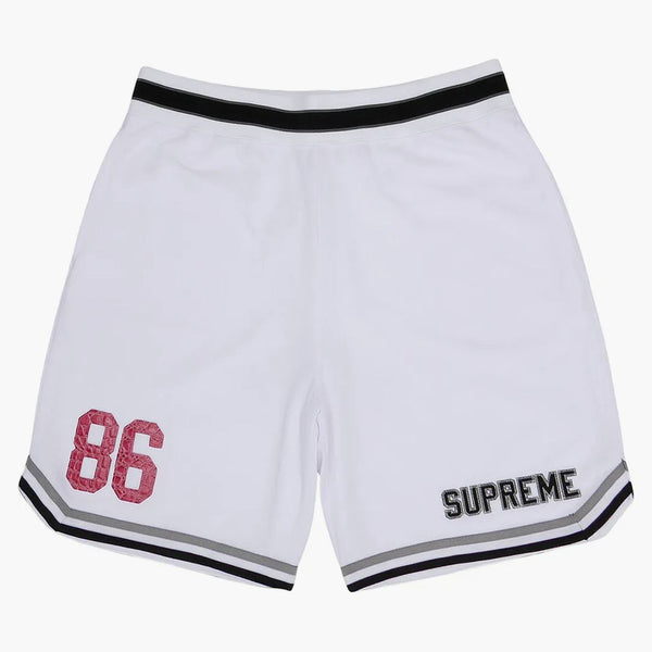 Supreme Faux Croc Basketball Short White