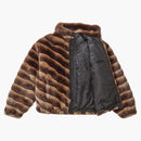 Supreme faux for jacket brown