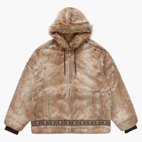 Faux supremo per Parka Brown