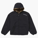 Supreme faux for reversible hooded track jacket blacket blacket