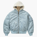 Faux supremo para azul claro reversible MA-1