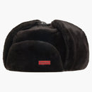 Supreme Faux Fur Ushanka Hat Black