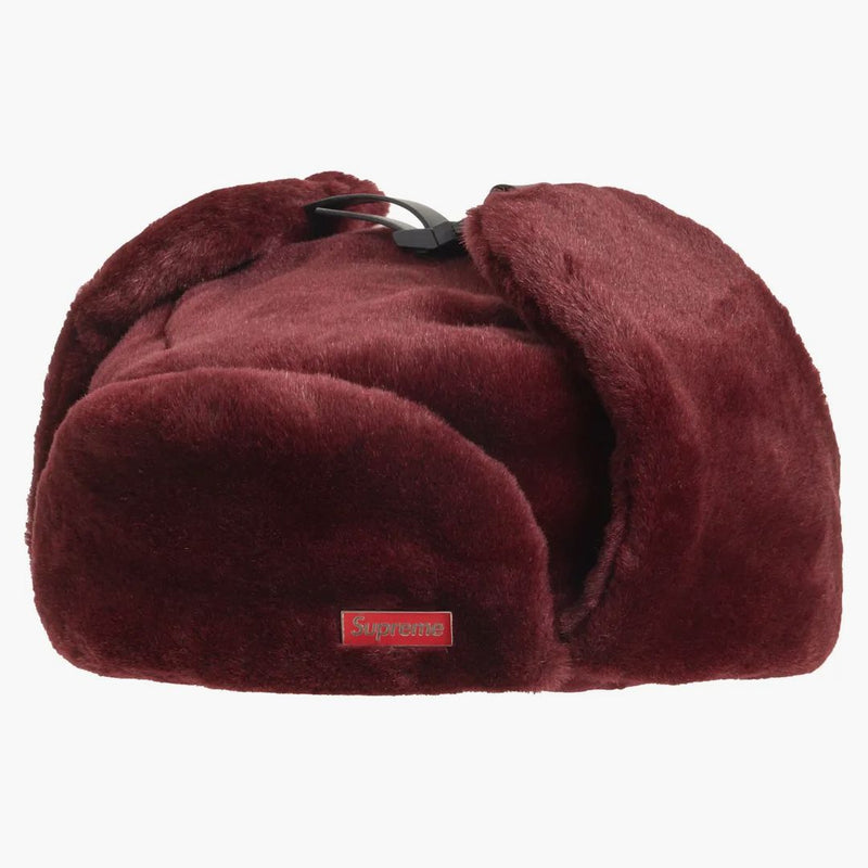 Supremo Faux per Ushanka ha la Borgogna