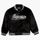 Supreme faux for Versity Jacket Black