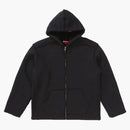 Supreme Faux Shearling Hooded Jacket Black