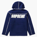 Supreme Faux Shearling Hooded Jacket Bright Navy