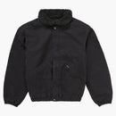 Supreme Faux Shearling fodrad bomberjacka svart