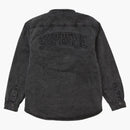 Supreme Faux Shearling Lined Work Shirt Black Denim