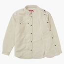 Supreme Faux Shearling Lined Work Shirt Natural
