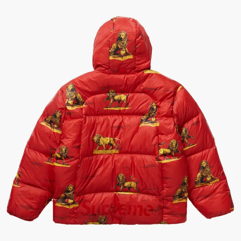 Supreme piuma down buffer giacca leoni