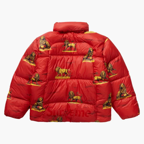 Supreme piuma down buffer giacca leoni