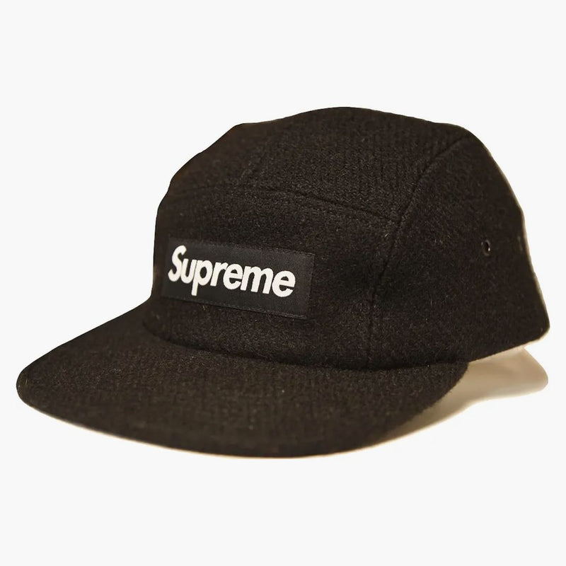 Supreme Featherweight Wool Camp Cap (FW17) Black