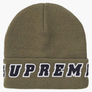 Supreme Felt Logo Beanie Olive