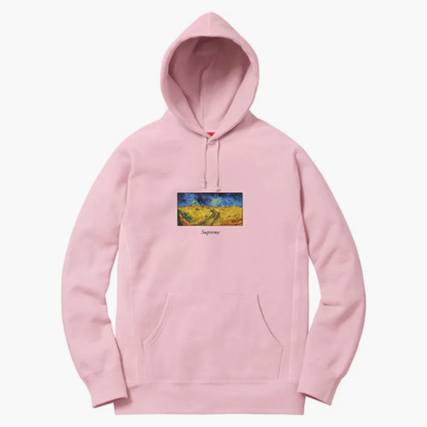 Najwyższa bluza z kapturem z kapturem Dusty Pink