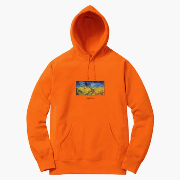 Supreme Field Hooded Sweatshirt Orange