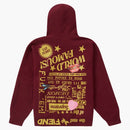 Sudadera suprema de Demonía con capucha Borgoña