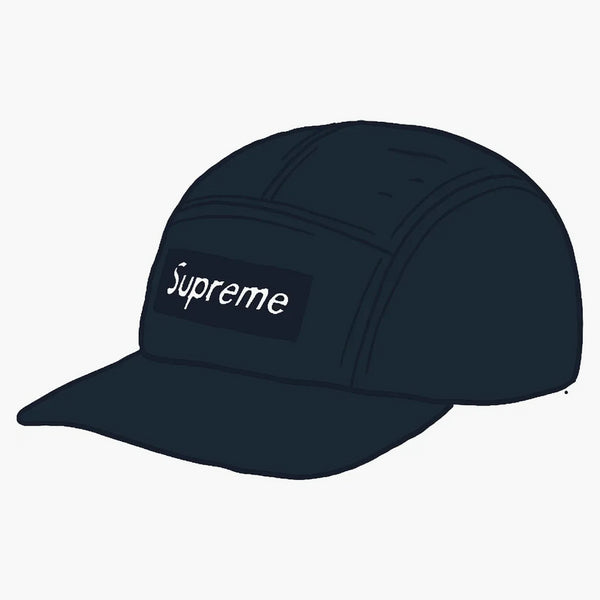 Supreme Fine Wale Corduroy Camp Cap Navy