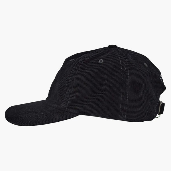 Supreme Fine Wale Corduroy S LOGO 6-PANEL SVART