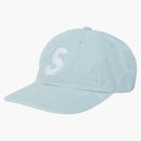 Supreme Fine Wale Corduroy S Logo 6-panel Light Blue