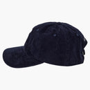 Supreme Fine Wale Corduroy S Logo 6-Panel Navy