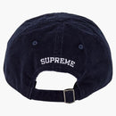 Supreme Fine Wale Corduroy S Logo 6-Panel Navy