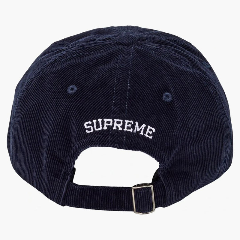Supreme Fine Wale Siduroy S logo 6 panel
