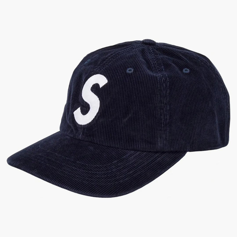 Supreme Fine Wale Siduroy S logo 6 panel