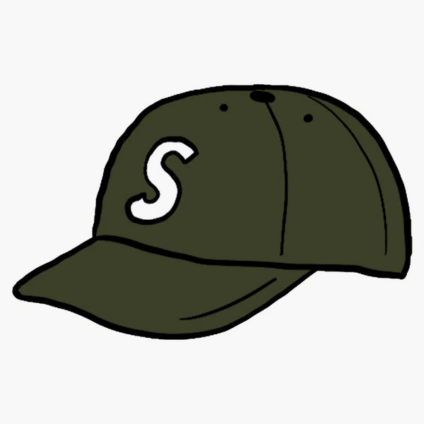 Nejvyšší jemné logo Wale Corduroy S 6-Panel Olive