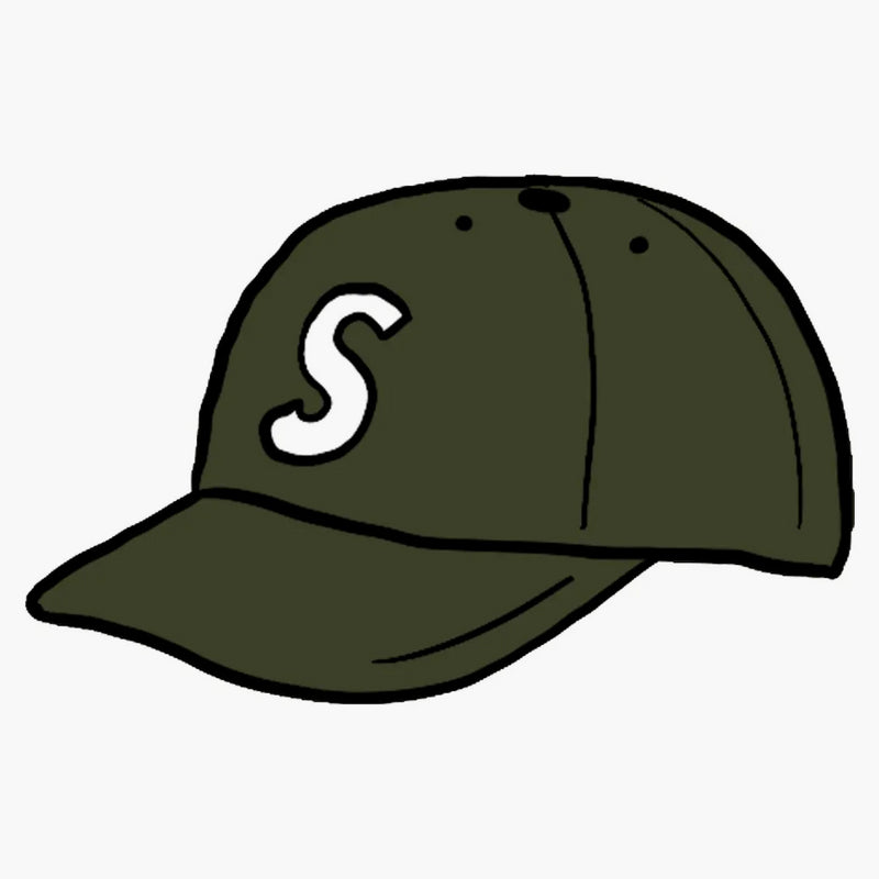 Nejvyšší jemné logo Wale Corduroy S 6-Panel Olive