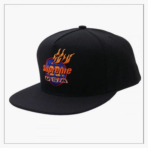 Supreme Fire 5-panel Black