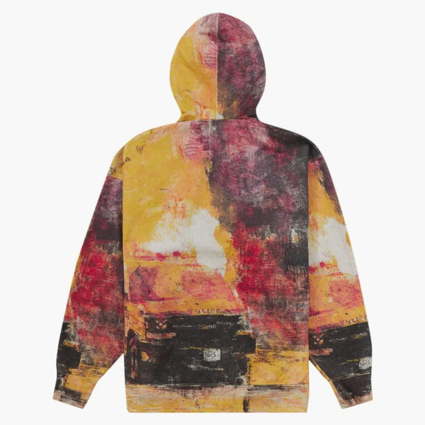 Supreme Fire Zip Up Hooded Sweatshirt Multicolor