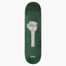 Supreme fist skateboard deck green