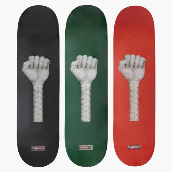 Supreme Fist Skateboard Deck Set Multicolor